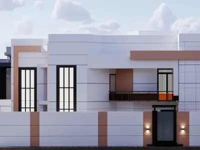vila building  3D model