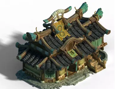 Beijing City - Qianpu 05 3D model