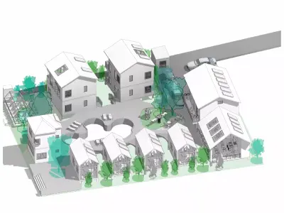 Sustainable Tourism Village Resort   3D model