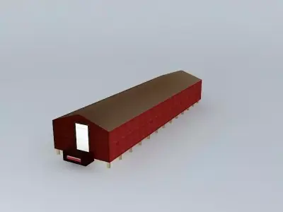 Storage Building at Nerlerit Inaat Free 3D model