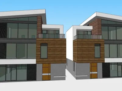 Casa Villa - 7 Modern SketchUp 3D Model 3D model