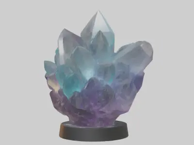 Elemental Crystal model 3D model