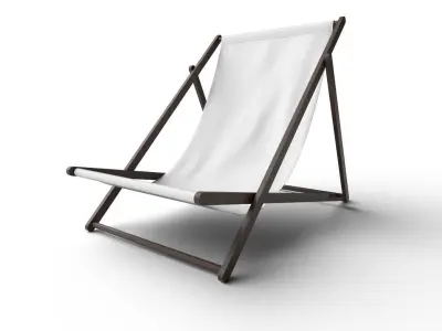 Folding Chair  M01 Low-poly 3D model