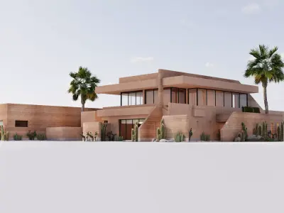desert house 3D model
