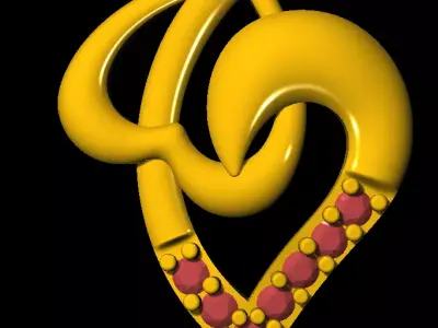 Tops earrings   3D print model