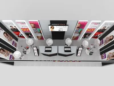 Stand for octanol fair 3D model