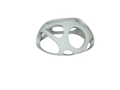 SciFi Cube Object No 54447 Low Poly Shape Low-poly 3D model