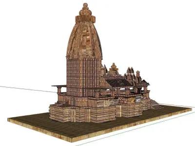 Architecture-Religion-God-Culture-Temple -0236 3D model
