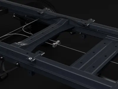 WV Crafter Chassi SingleCab L2 2017 3D model