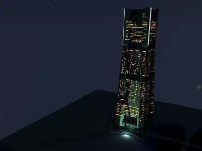 Landmark Tower Yokohama 3D model