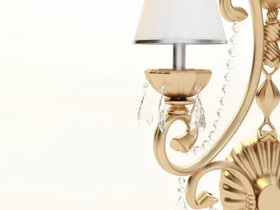 Ralph Lauren Adriana Triple Sconce 3D model