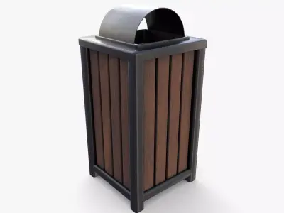 Trash can v3 3D model