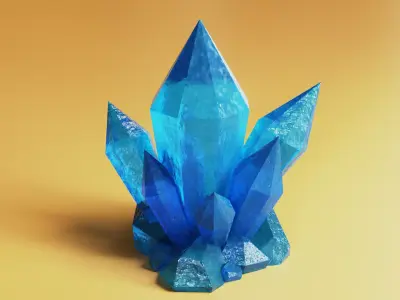 Crystal 3D model purchase