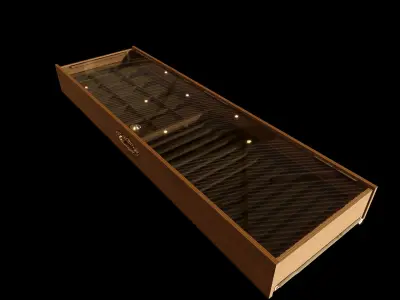 Jewelry Store Display Cabinet with Drawers 3D model