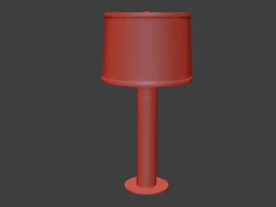 Table Lamp THAYER L323-AGB-WS Low-poly 3D model