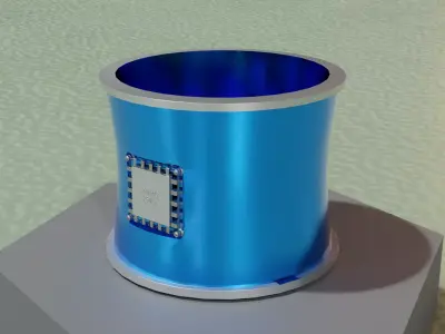 Low Poly Sci-Fi Bracelet Solo Low-poly 3D model