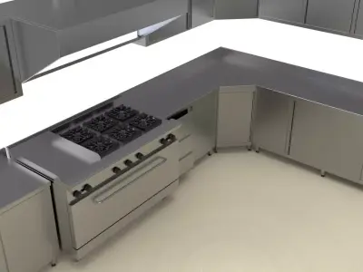 kitchen 38 3D model