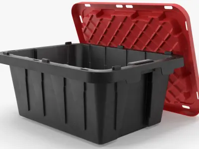  Emergency Gear Box with Radio Flashlight GPS Red 