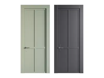 Modern entrance door 34 3D model