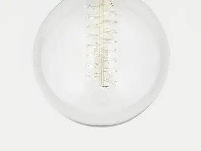 Christopher 12 - Light Sputnik Modern Linear Chandelier 3D model