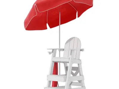 Tailwind Furniture lifeguard chair 3D model