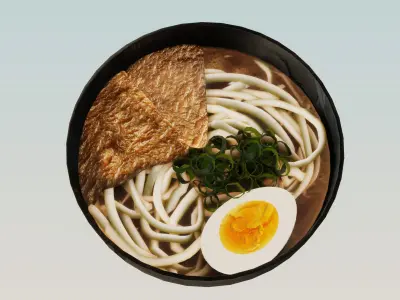 Japanese Food Vol - 1 Low-poly 3D model