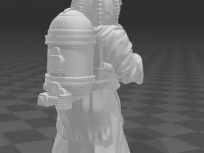 Star Wars Mandalorian Frog Lady 3D print model