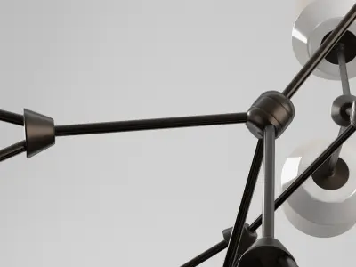 THE FORCHETTE 18 CHANDELIER 3D model