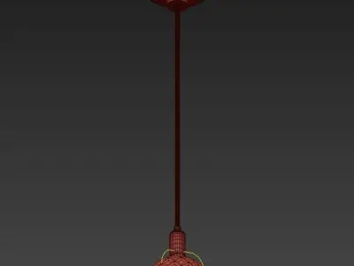 Angel chandleir Low-poly 3D model