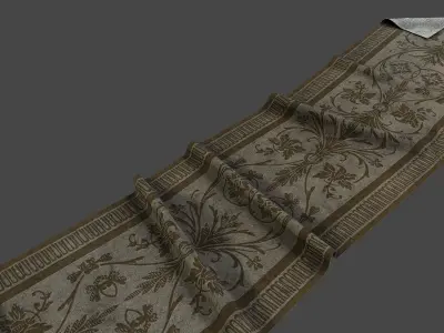 Old Carpet 2 3D model