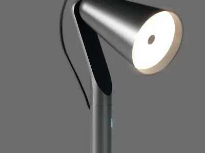 Table lamp Xiaomi mijia pipi Rigged 3D model