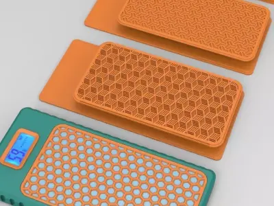 Power Bank 10K mah With All inter changeable Face design 3D print model