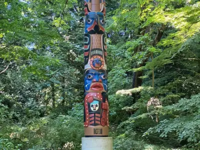 Totem Pole 3D Printable Sculptural Model  Culture Inspired Low-poly 3D model