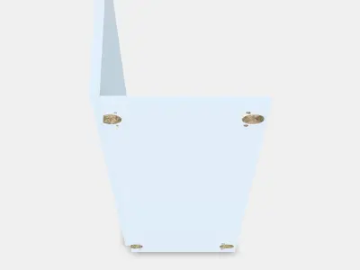 VALLSTENA 2-p door f corner base cabinet set Low-poly 3D model