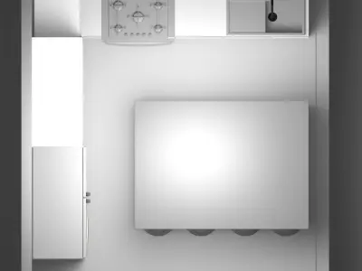 ISOMETRIC Interior PANTRY DESIGN  Low-poly 3D model