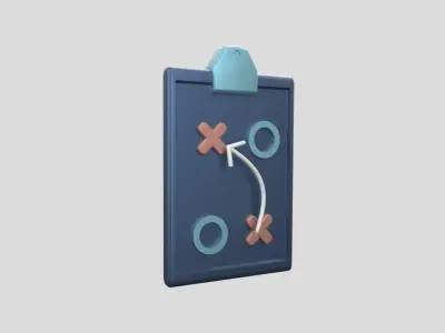3D app web Icon Low-poly 3D model-18 Low-poly 3D model