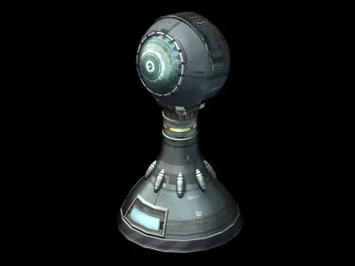 Ground-small operation ball 01 3D model