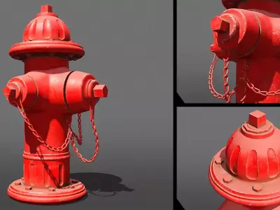 Hydrant - 4k texture  3D model