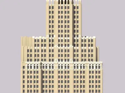 One Hanson Place 3D print model