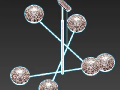 COCO CHANDELIER 3D model purchase