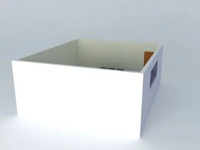 Suelene room with window Free 3D model