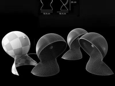 Table lamp DALU 3D model