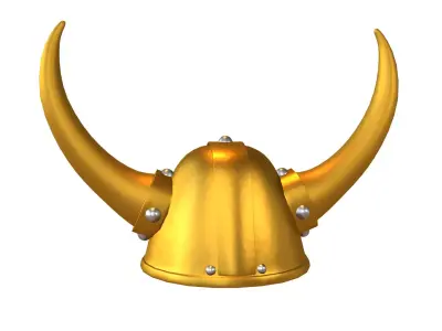 Viking Hat V1 009 Low-poly 3D model