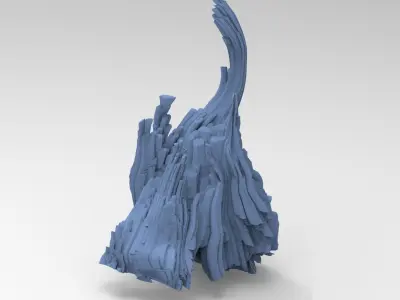 Dark Crystal rock 8  3D model