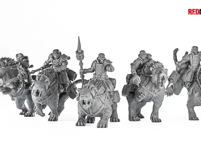 Ice Warriors - Riders of the Imperial Force 3D print model