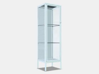 BAGGEBO Cabinet with glass doors Low-poly 3D model