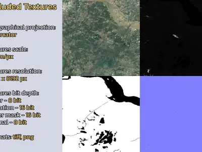 Changshu China City Landscape 3D Model 3D model