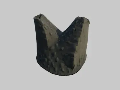 Bastion Rubble Stylized Medieval Debris Low-poly 3D model