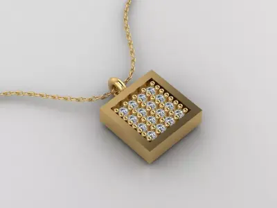 Pendant P142 3D Print Model 3D print model