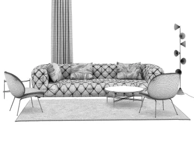 Living Set 29 3D model